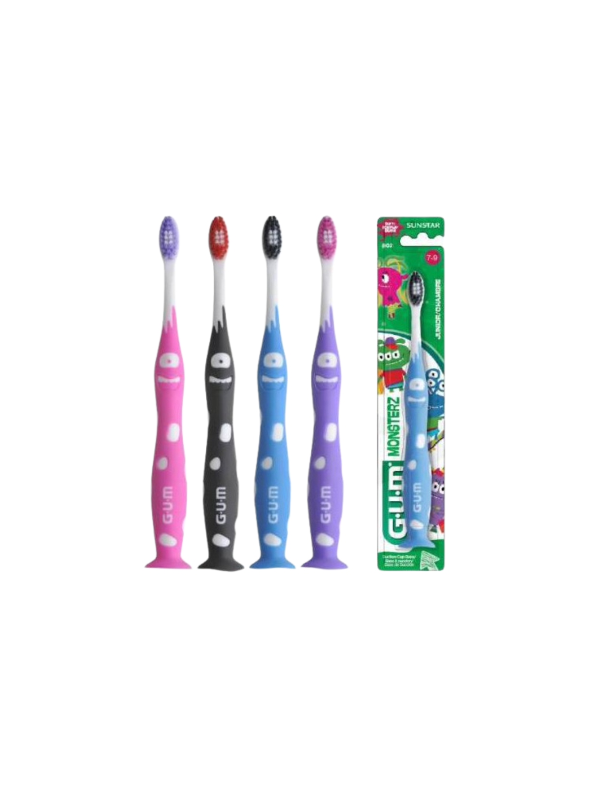 Gum cepillo dental junior 902 monstruos