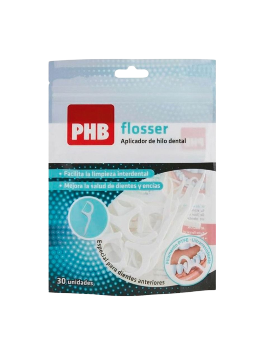 Phb flosser aplicador hilo dental 30 uds