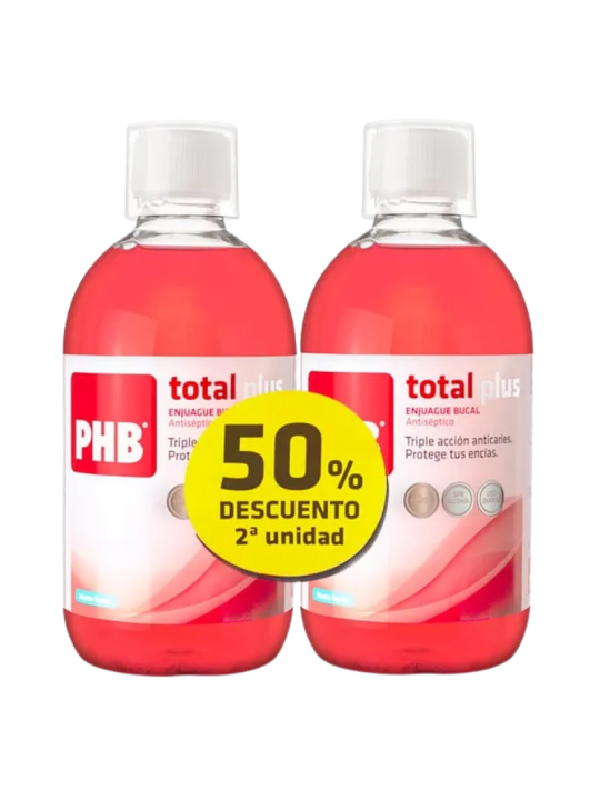 Phb total plus enjuague bucal duplo