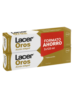 Lacer oros pasta 125ml duplo