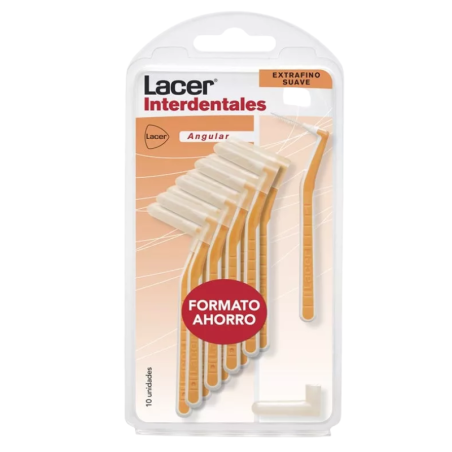 Lacer cepillo interdental extrafino suave angular