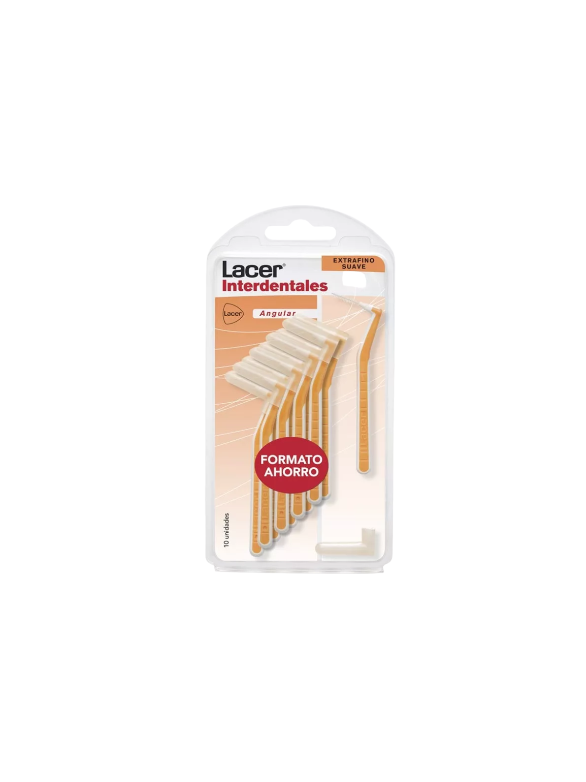 Lacer cepillo interdental extrafino suave angular