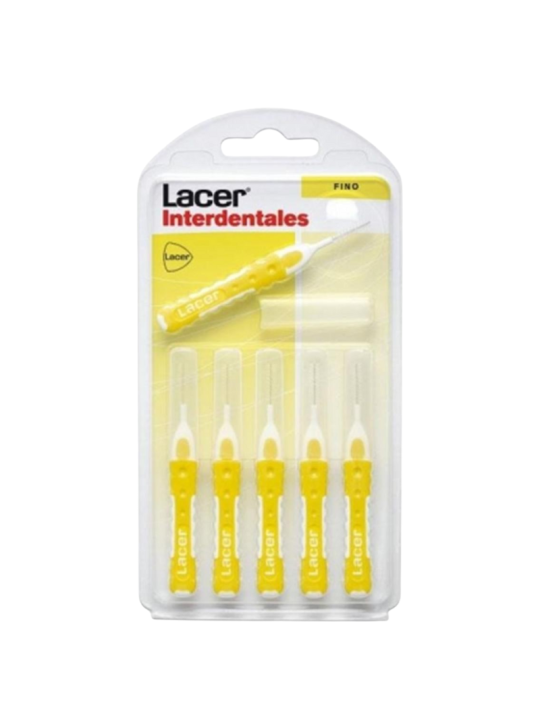 Lacer cepillo interdental recto fino 6 uds