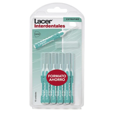 Lacer cepillo interdental extrafino recto 10uds