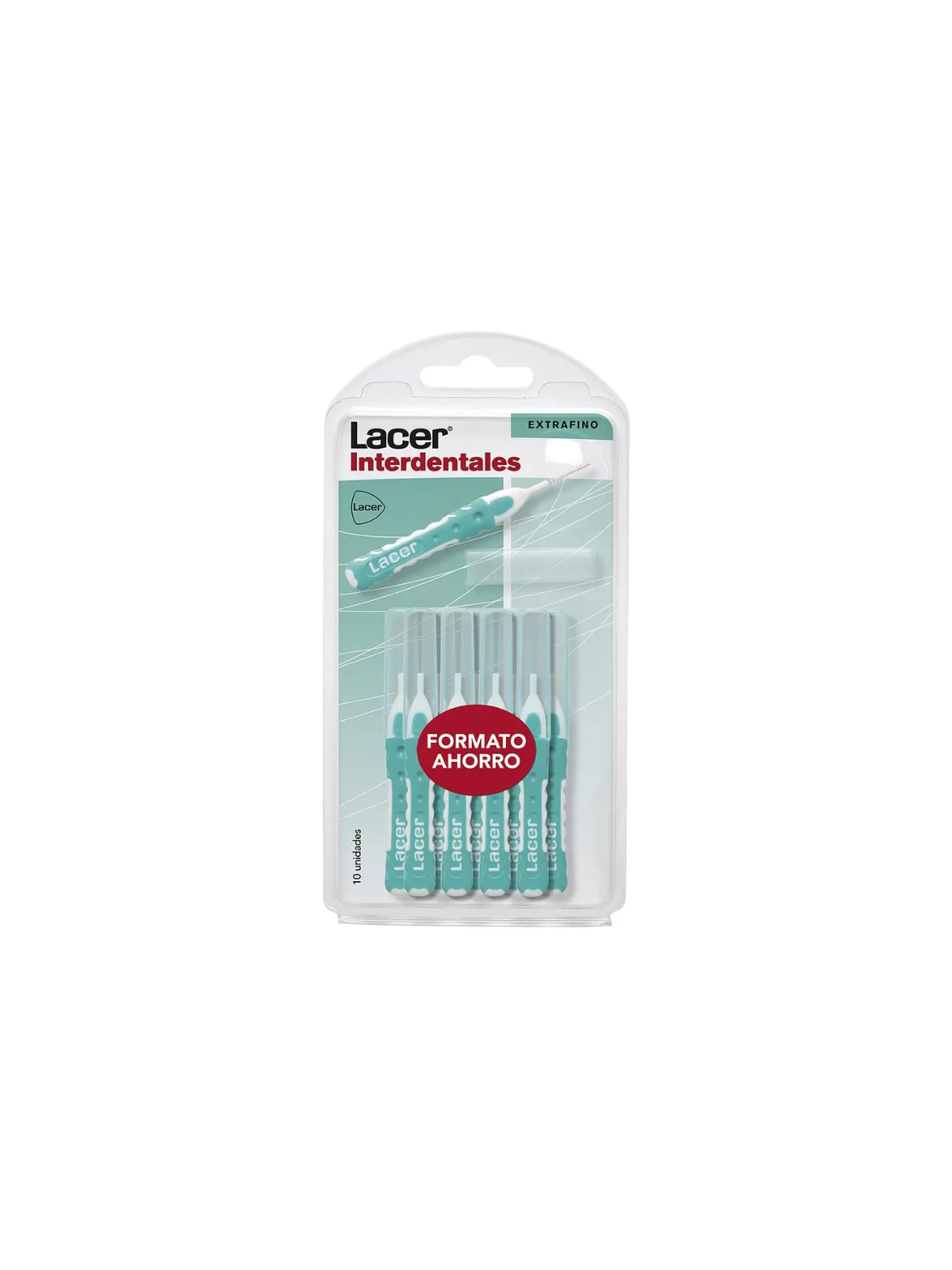 Lacer cepillo interdental extrafino recto 10uds