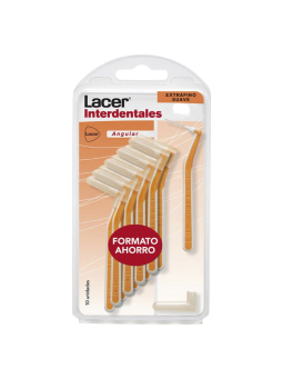 Lacer cepillo interdental angular extrafino suave 10 uds