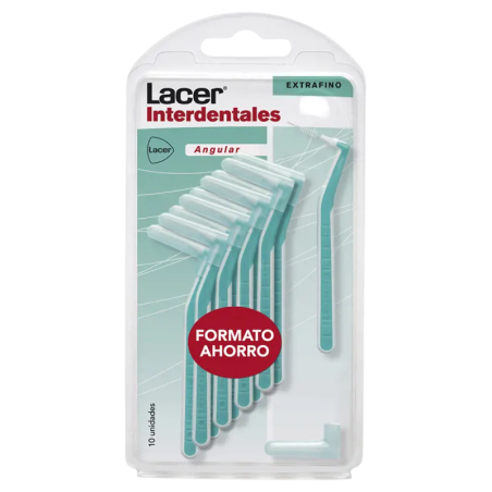 Lacer cepillo interdental angular extrafino 10 cepillos
