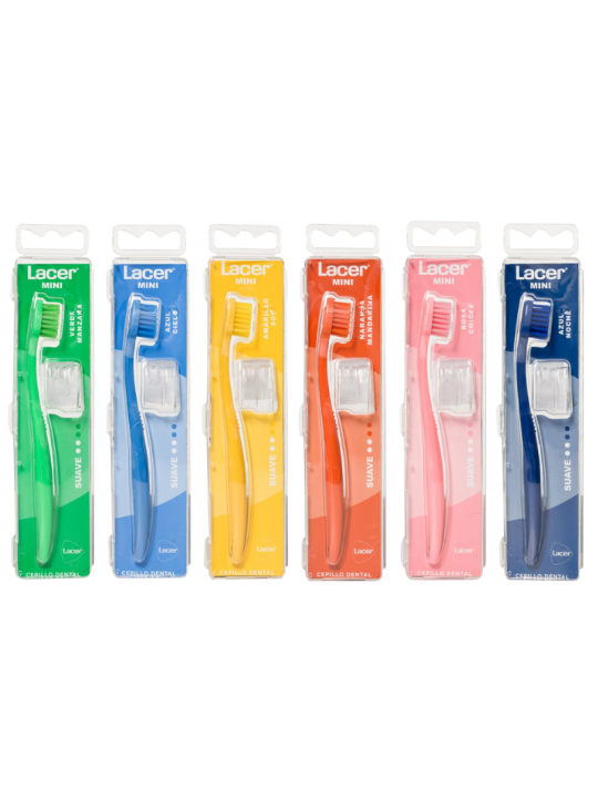 Lacer cepillo dental adulto mini suave