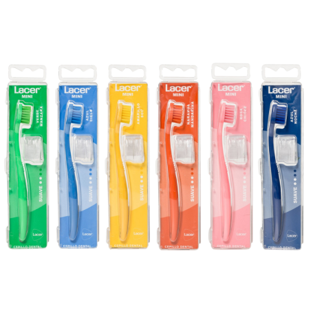 Lacer cepillo dental adulto mini suave