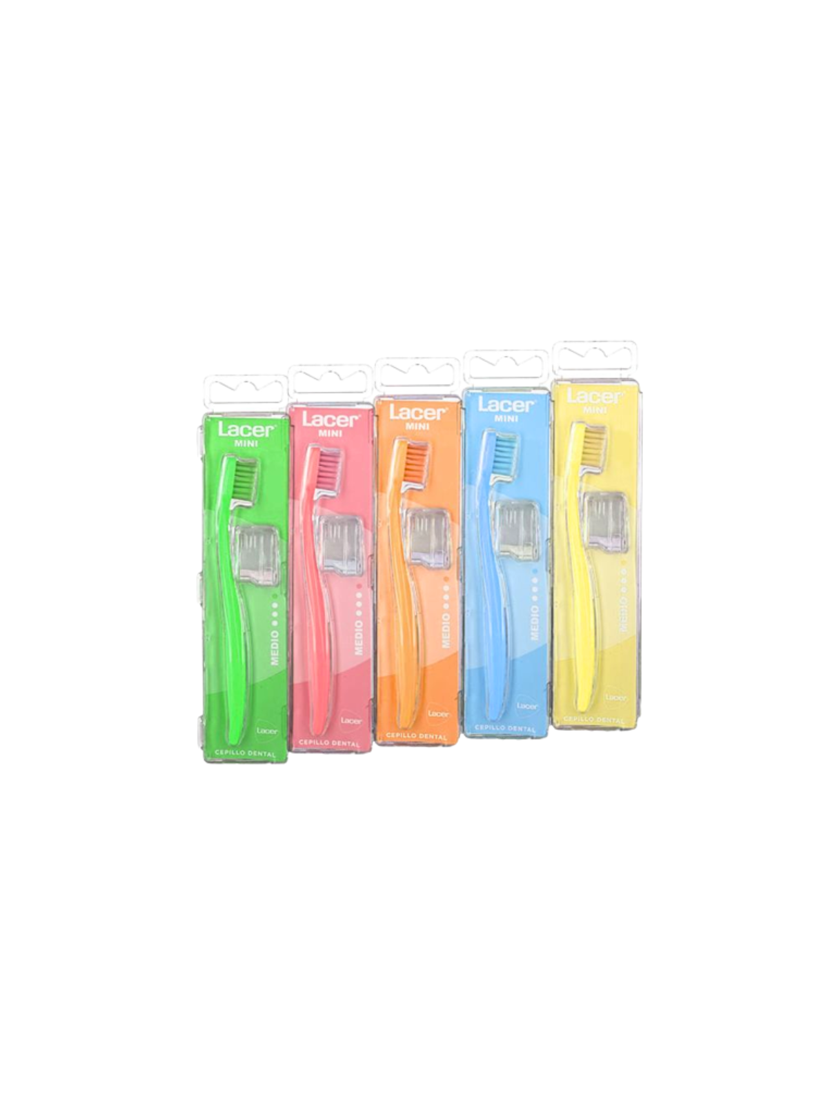 Lacer cepillo dental adulto mini medio