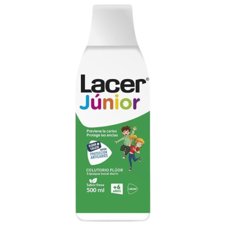 Lacer Junior fluor diario menta 500ml