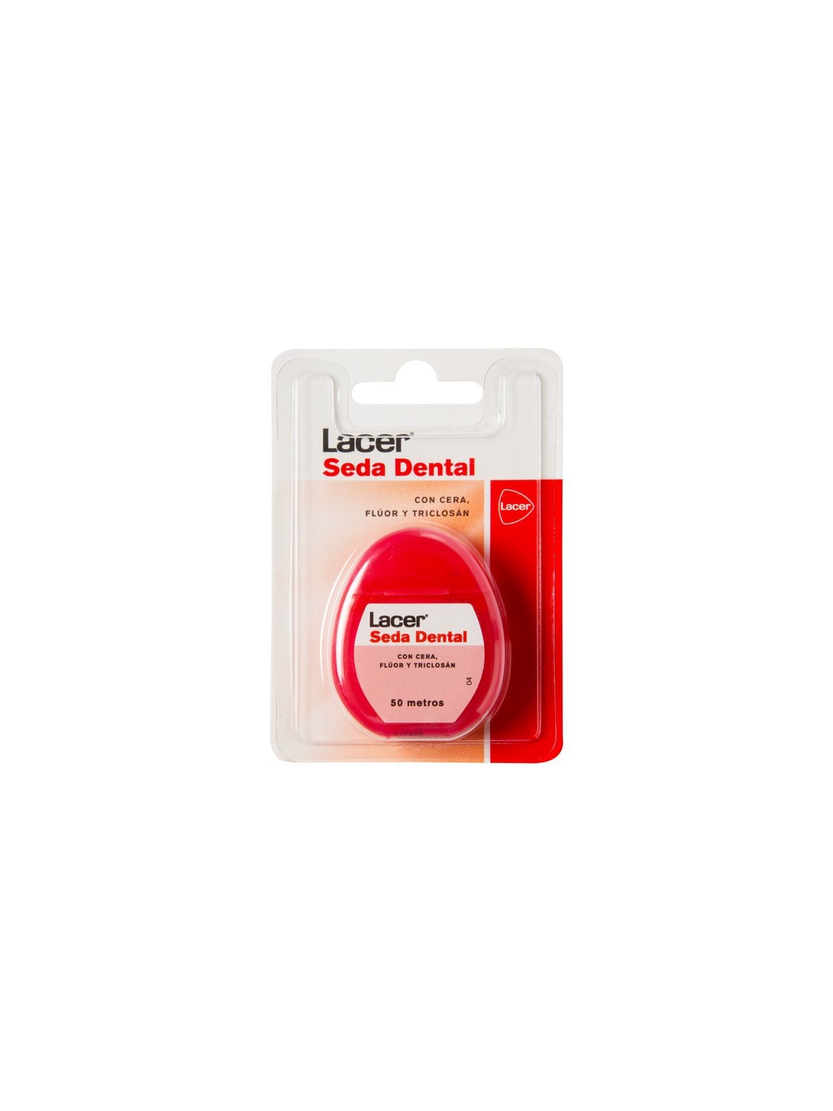 Lacer seda dental con cera fluor triclosan