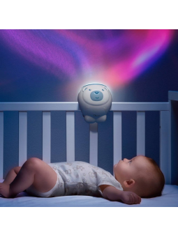 Chicco proyector polar bear azul