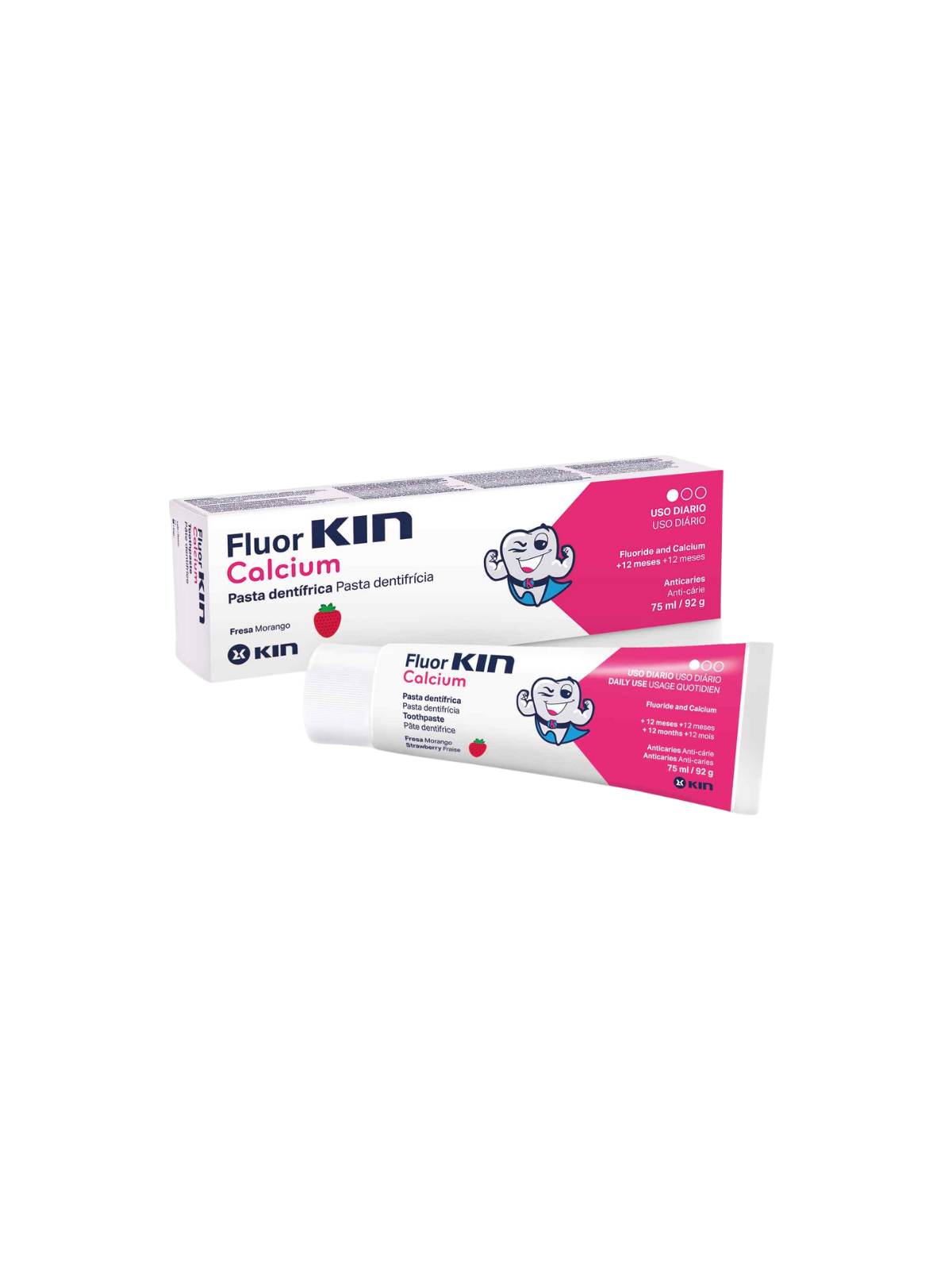 Kin Fluor kin pasta calcio infantil 75ml