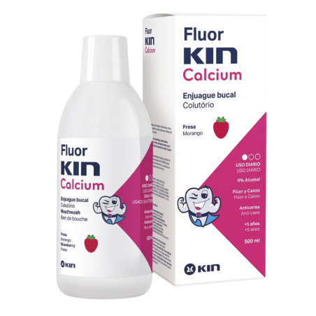 Kin Fluor kin calcio colutorio 500ml