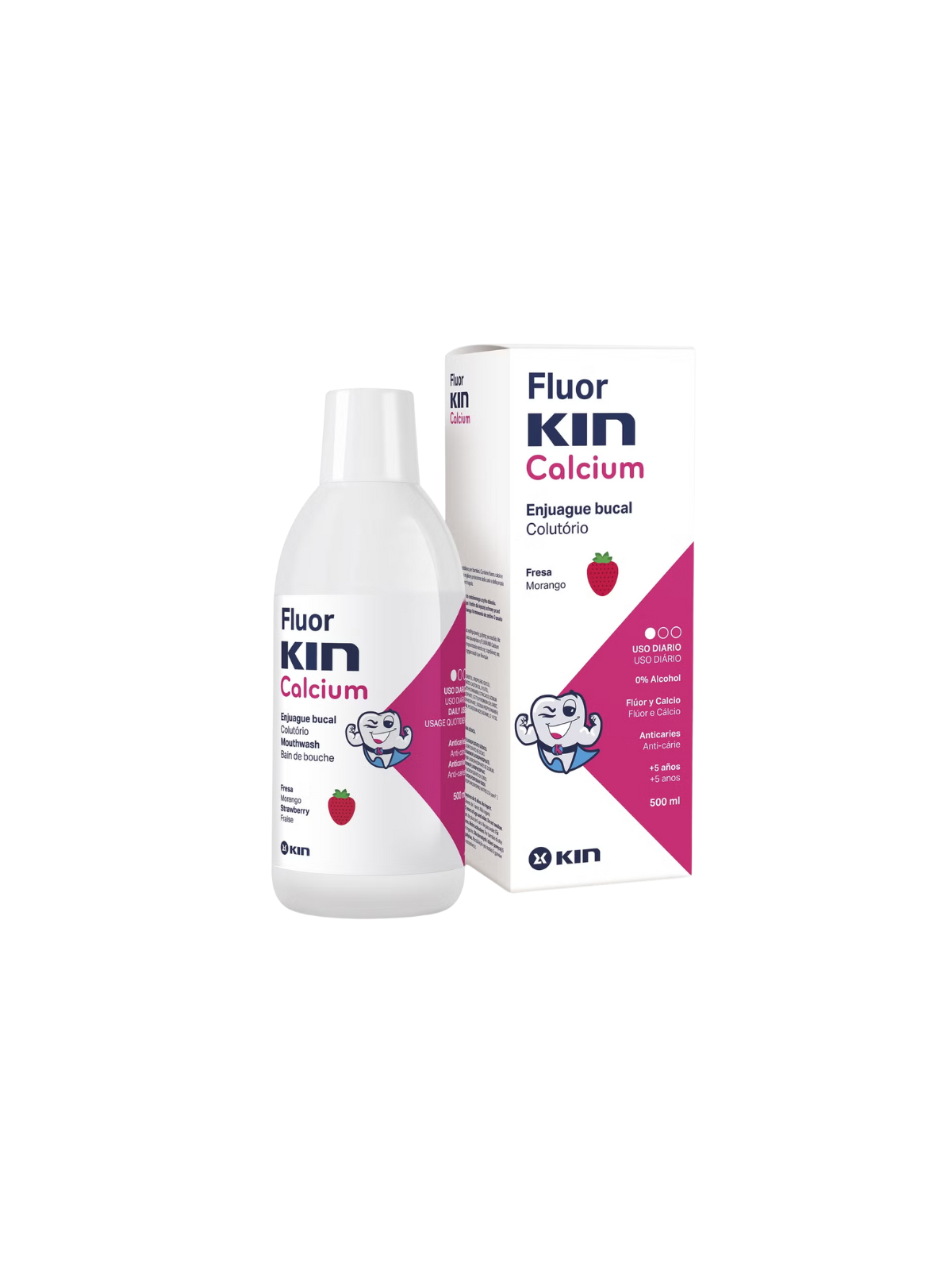 Kin Fluor kin calcio colutorio 500ml