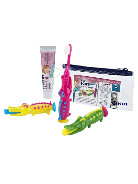 Kin infantil pack viaje pasta + cepillo infantil