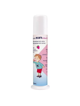 Kin Fluor kin pasta infantil fresa dosificadora