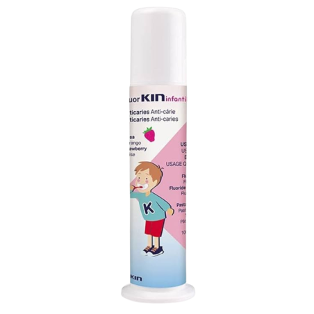 Kin Fluor kin pasta infantil fresa dosificadora