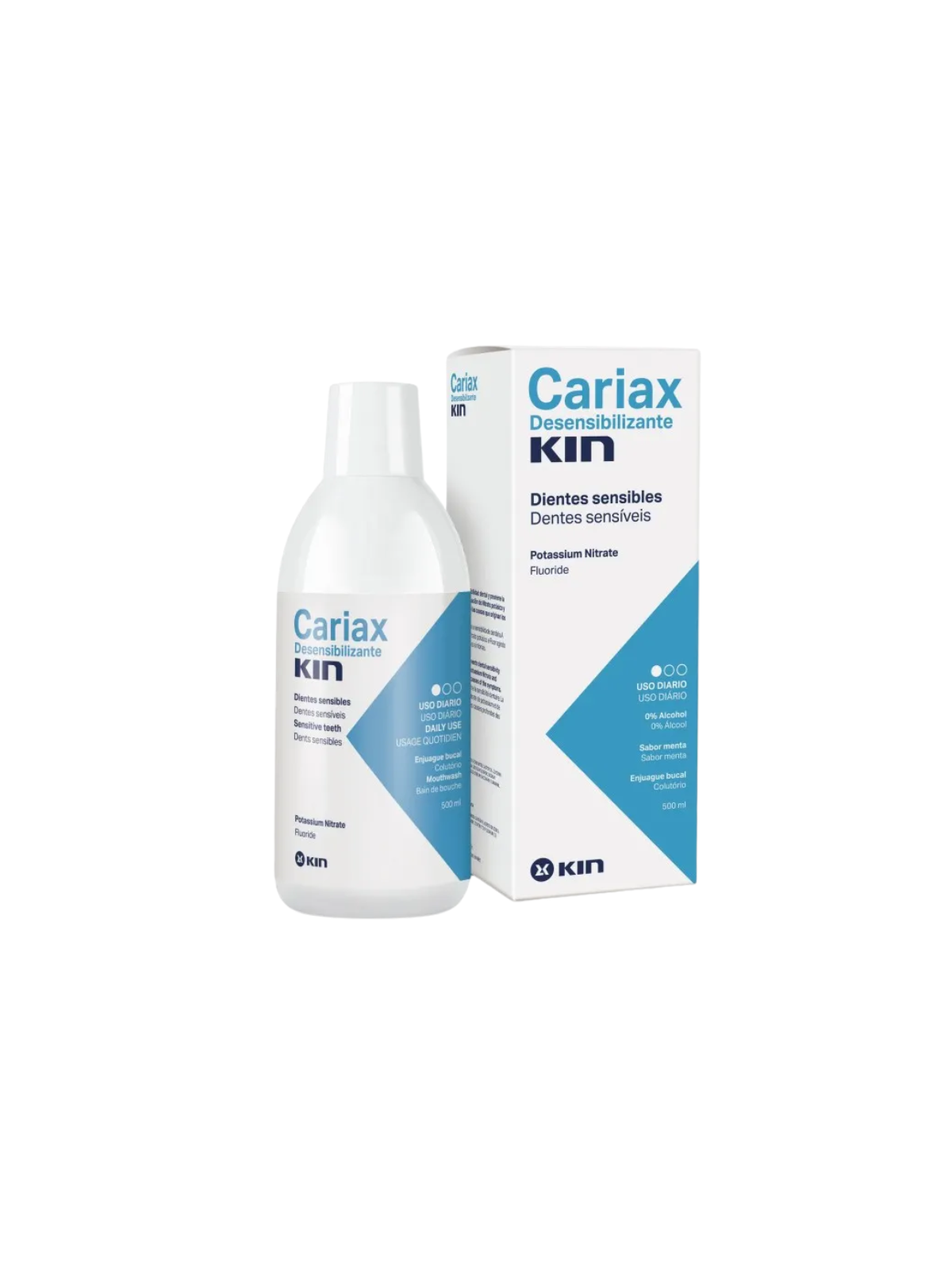 Kin Cariax plus desensibilizante enjuague bucal 500ml