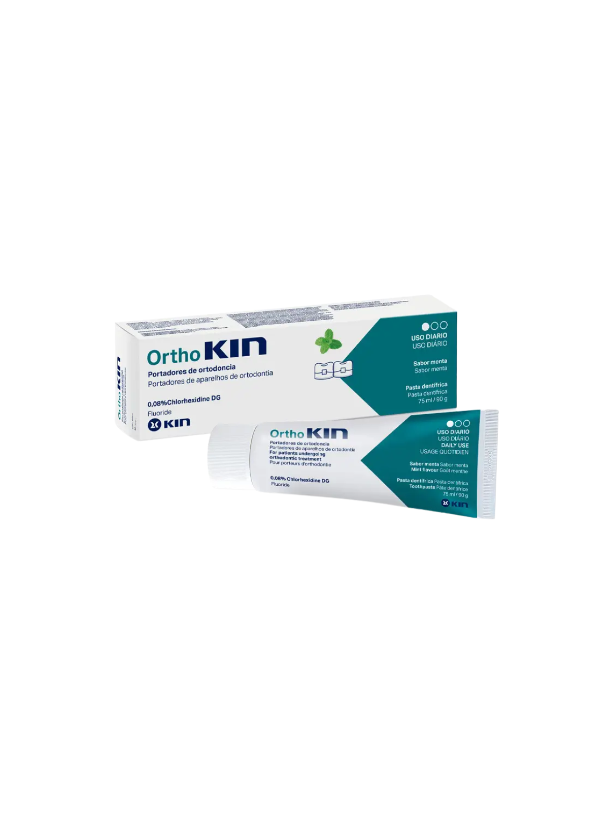 Kin Ortho kin pasta menta fresca 75ml
