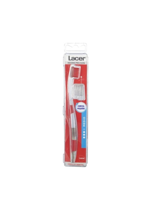Lacer cepillo dental adulto cabezal pequeño medio