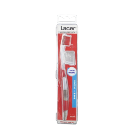 Lacer cepillo dental adulto cabezal pequeño medio