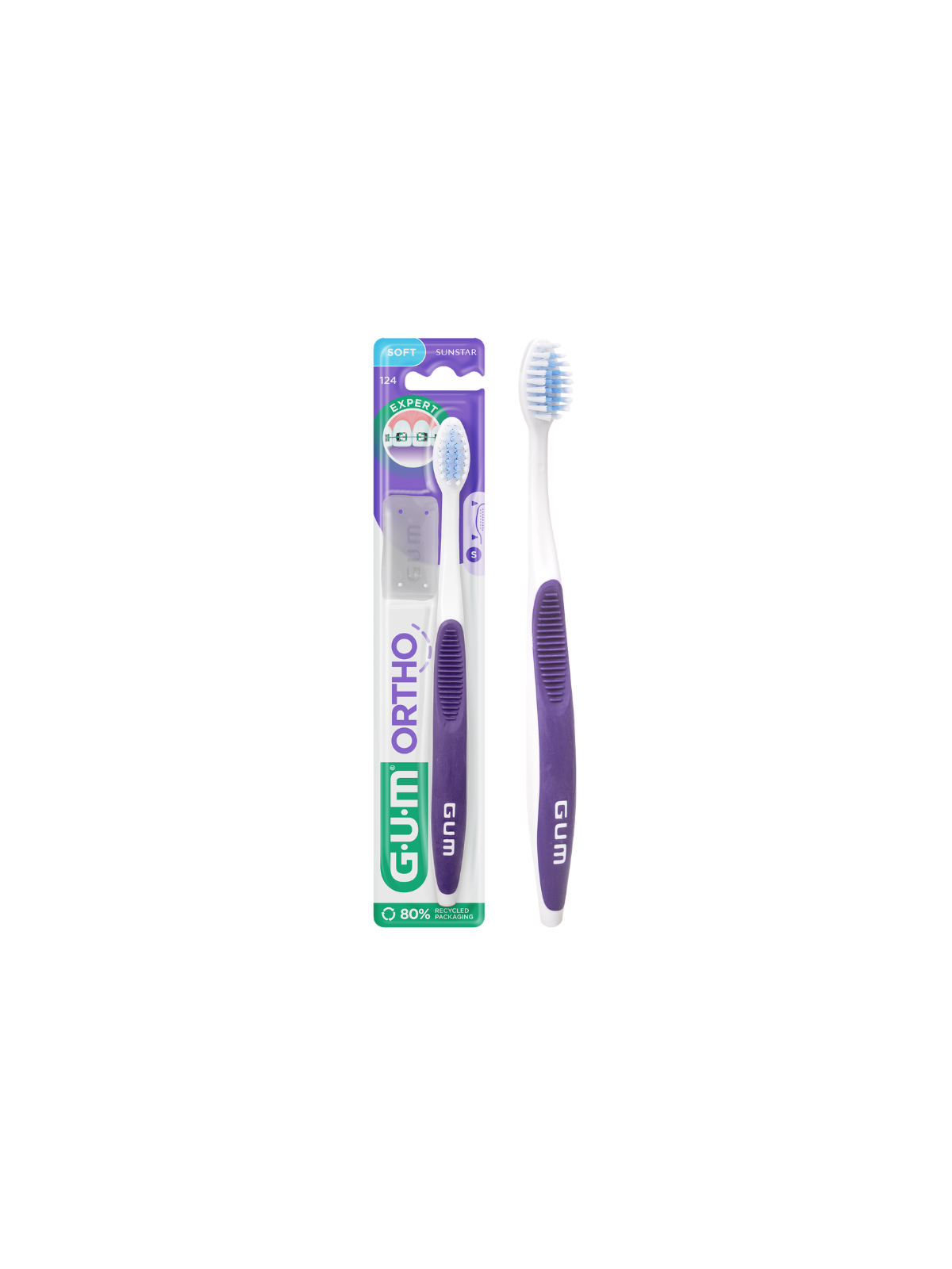 Gum cepillo dental ortho 124