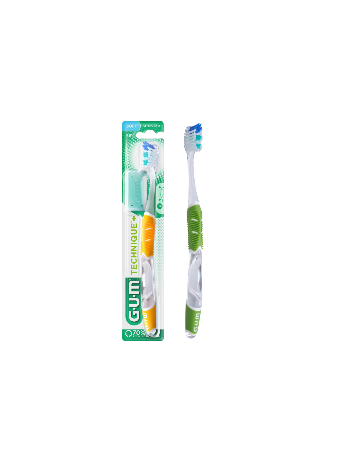 Gum cepillo dental technique+ 491 suave