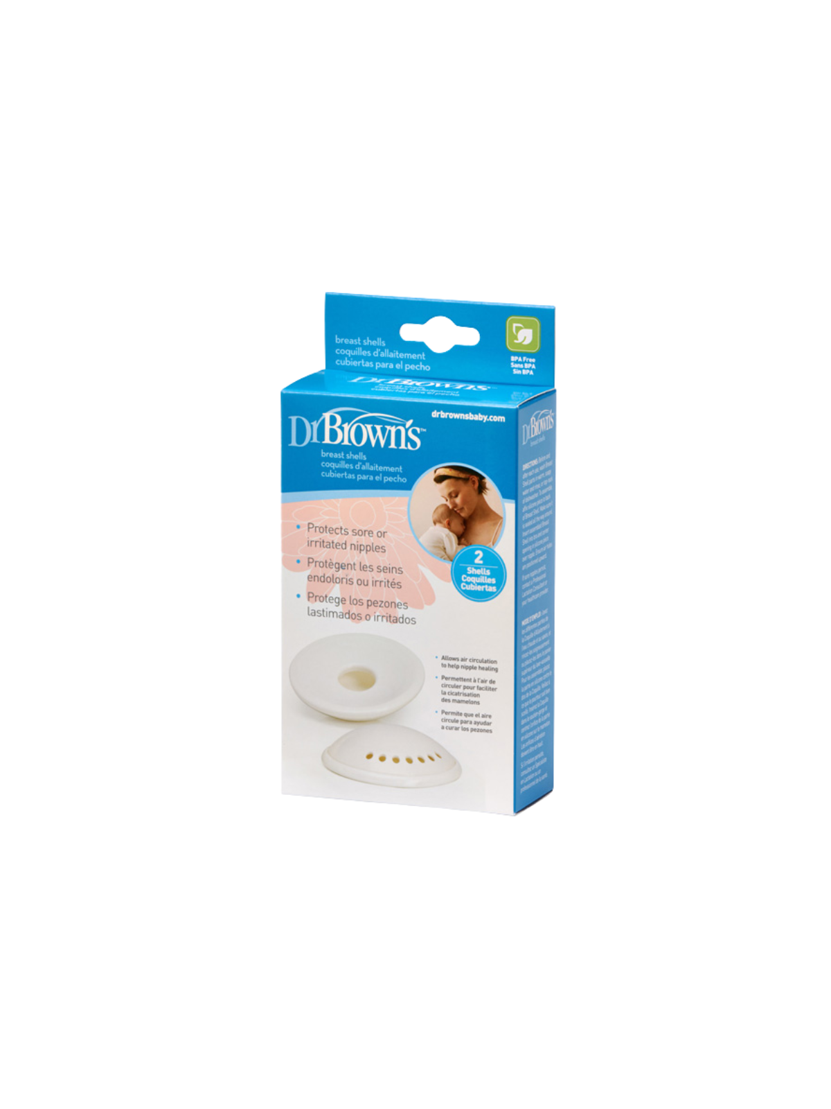 Dr brown`s conchas recolectoras 2 uds