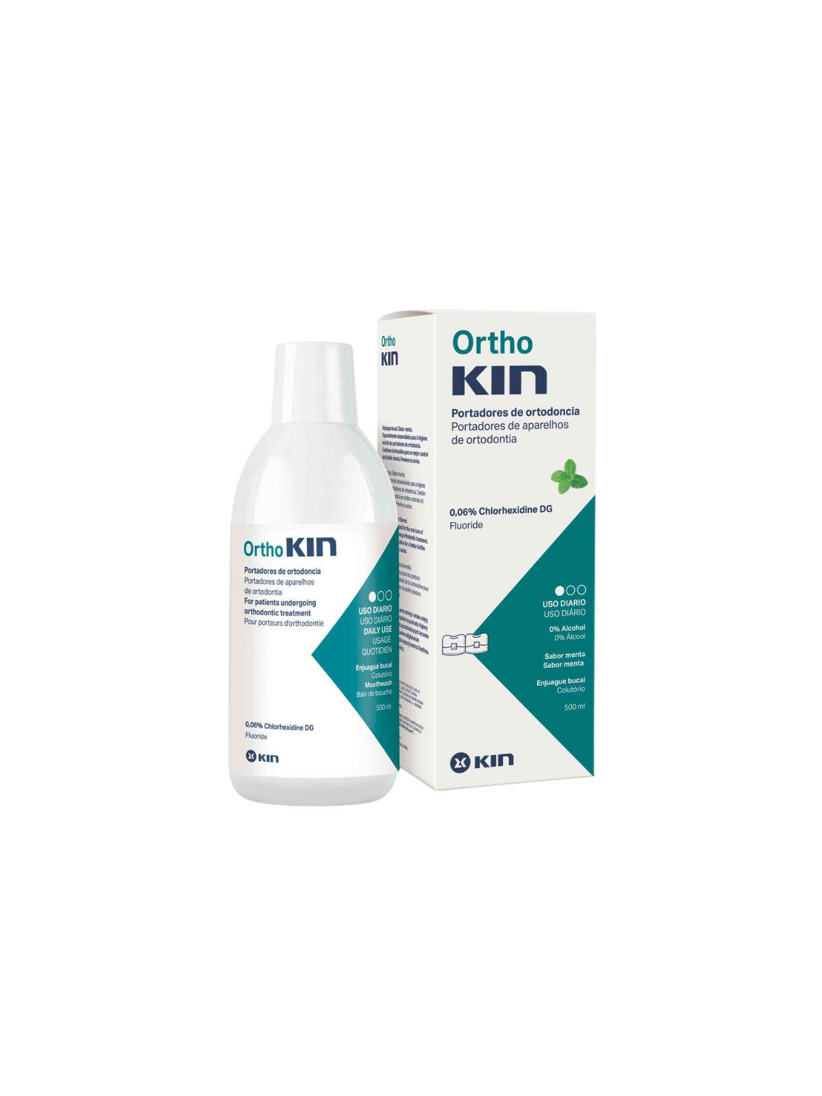 Kin Ortho kin enjuague dental 500 ml