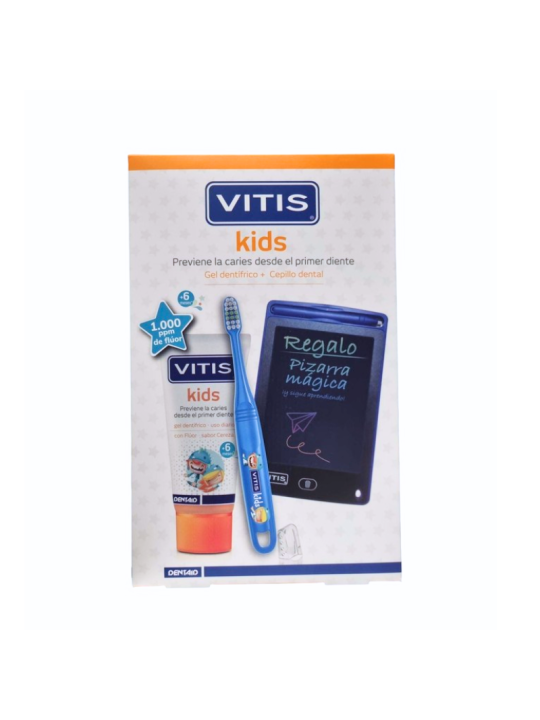 Vitis kids pack cepillo + gel dentifrico + regalo