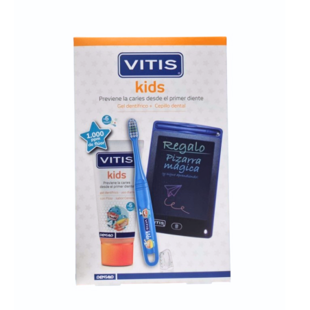 Vitis kids pack cepillo + gel dentifrico + regalo