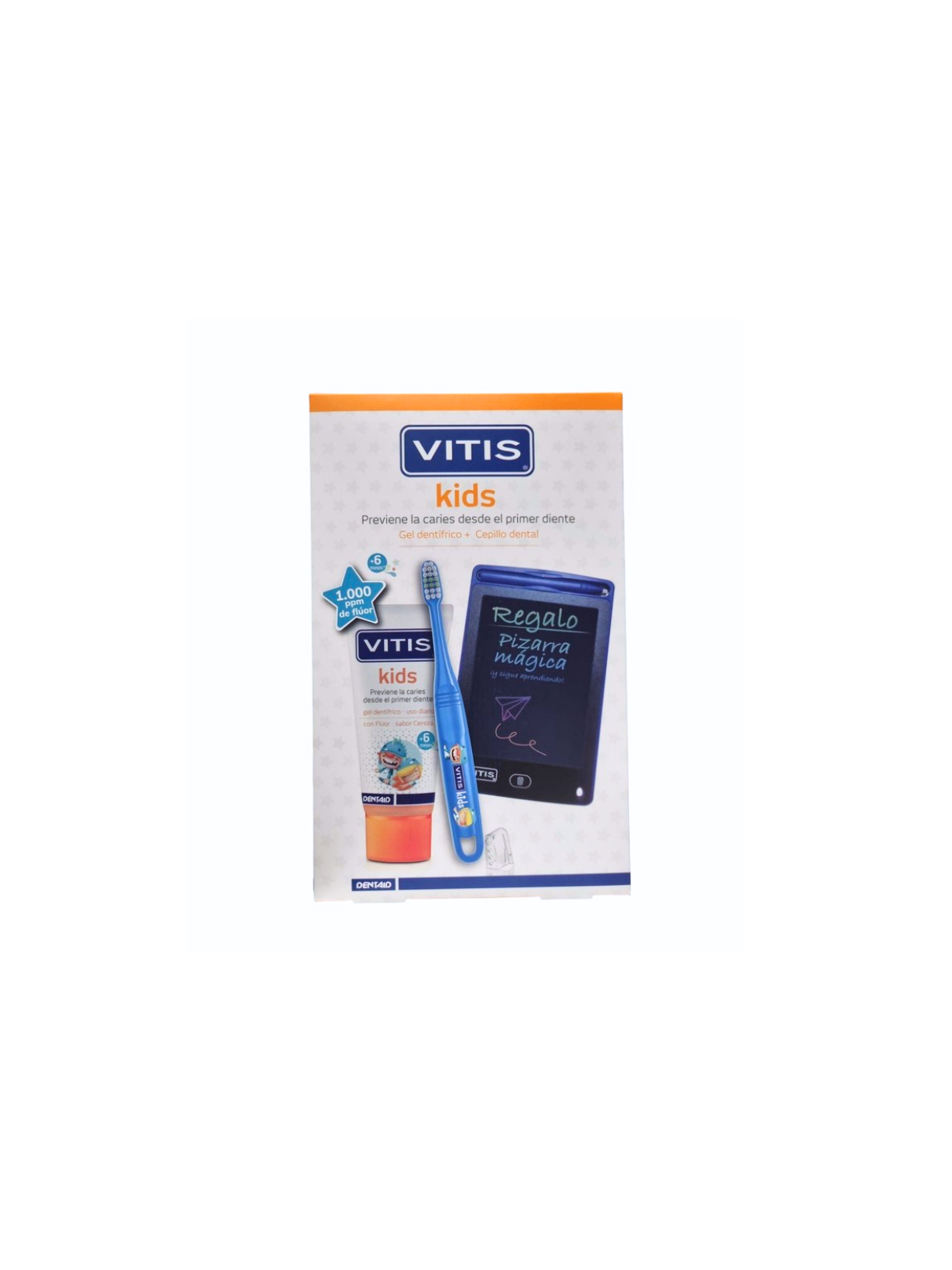 Vitis kids pack cepillo + gel dentifrico + regalo