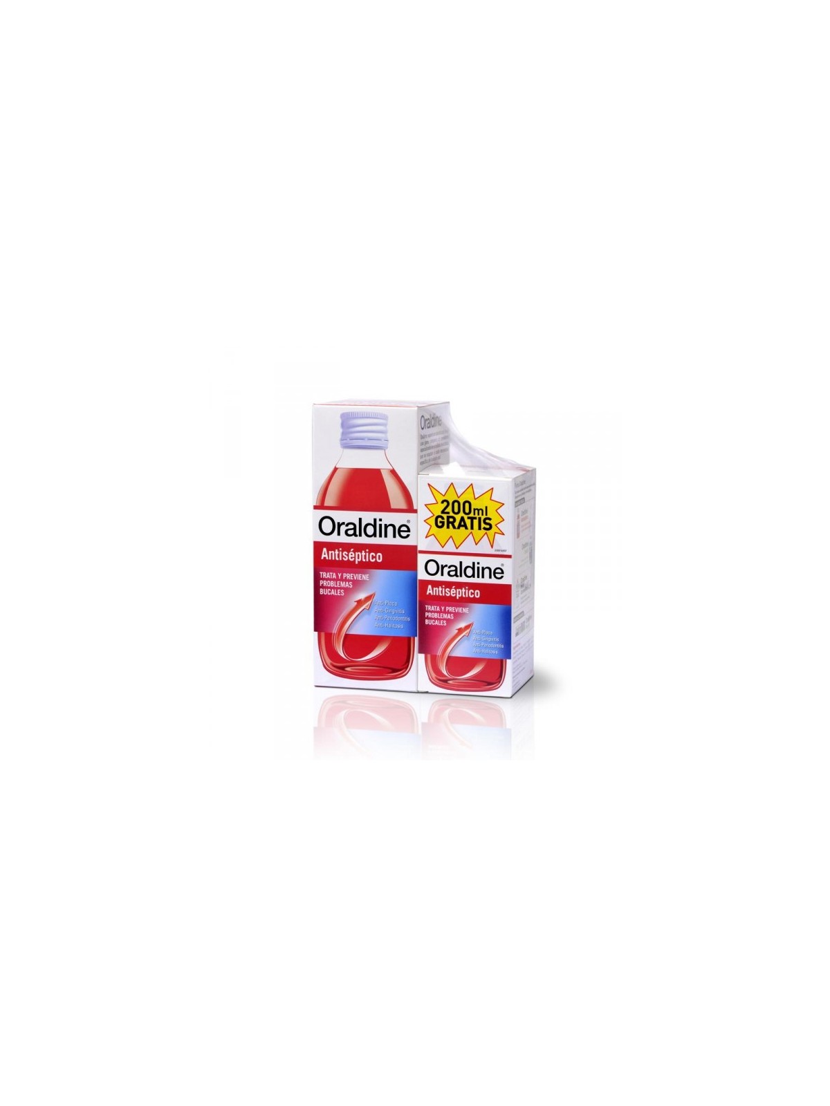 Oraldine antiseptico pack 400 ml +200 ml