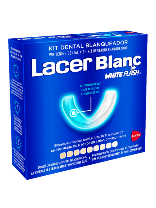 Lacerblanc white flash kit dental blanqueador