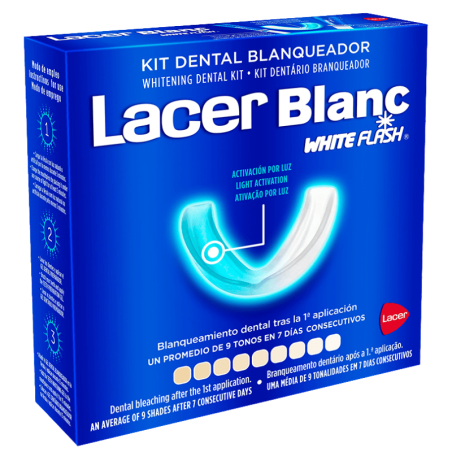 Lacerblanc white flash kit dental blanqueador