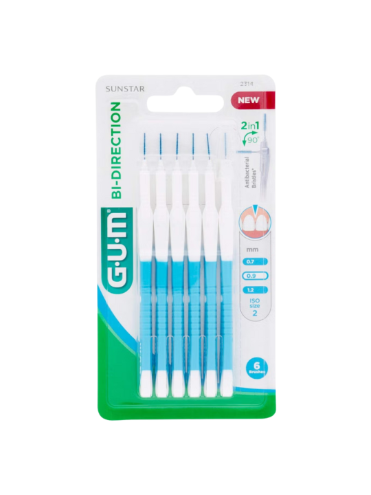 GUM CEPILLO INTERDENTAL BIDIRECCIONAL MICROFINO 2314