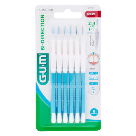 GUM CEPILLO INTERDENTAL BIDIRECCIONAL MICROFINO 2314