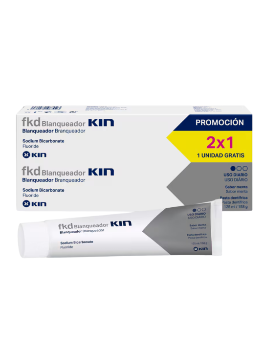 Kin Fkd blanqueante pasta pack 2x1 125ml