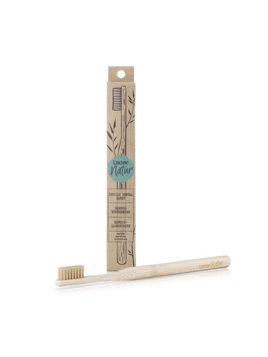 Lacer natur cepillo dental bambu medio