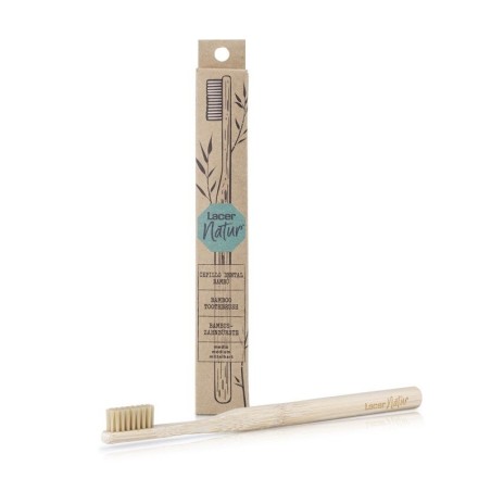 Lacer natur cepillo dental bambu medio