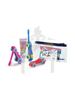 Kit de viaje infantil pasta dentifrica Kin + cepillo infantil