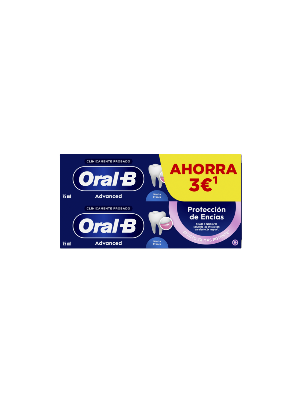Oral-b pasta advance encias 2 x 75 ML