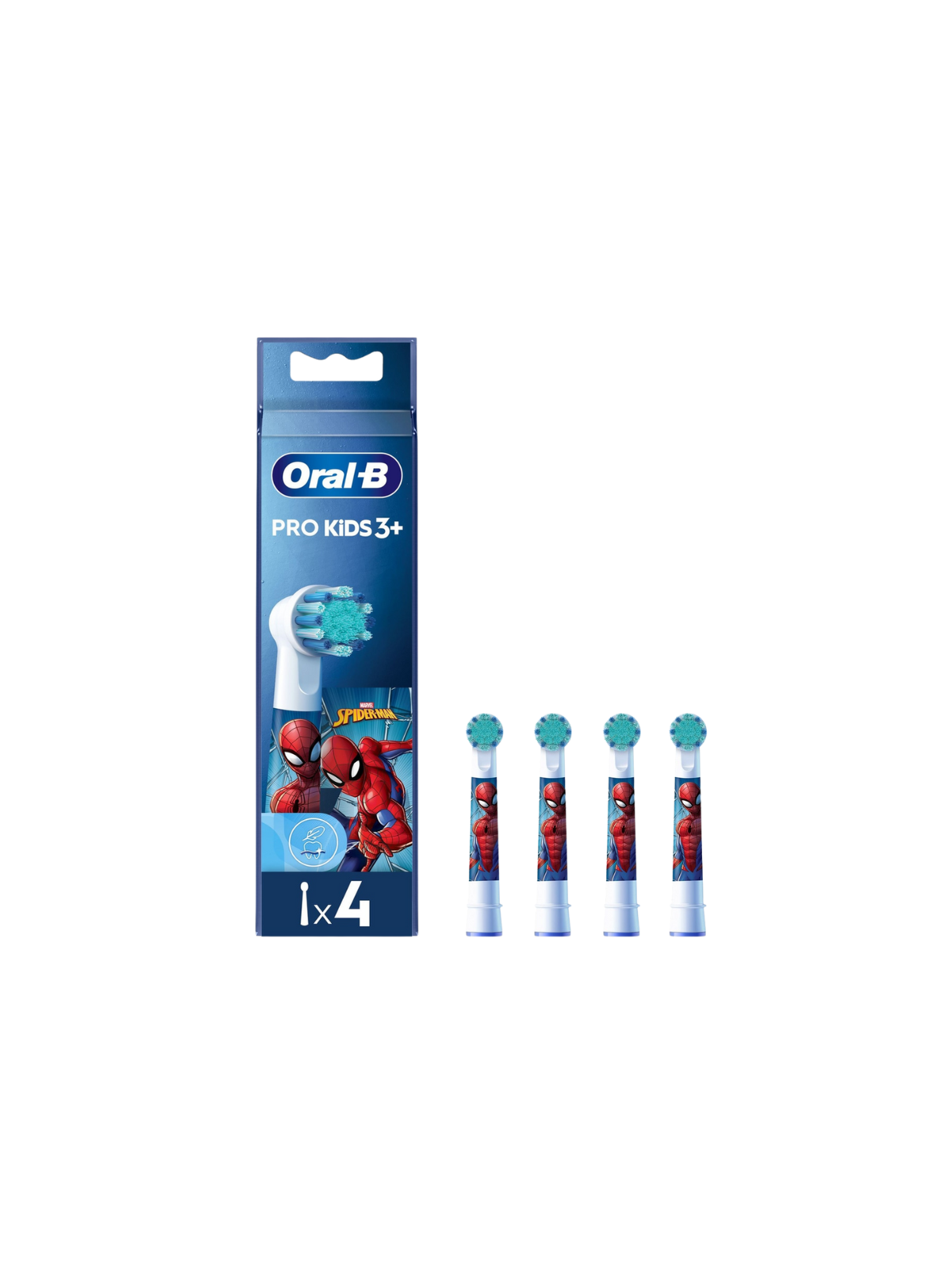 oral-b recambio cepillo electrico kids spiderman 4 unids marvel