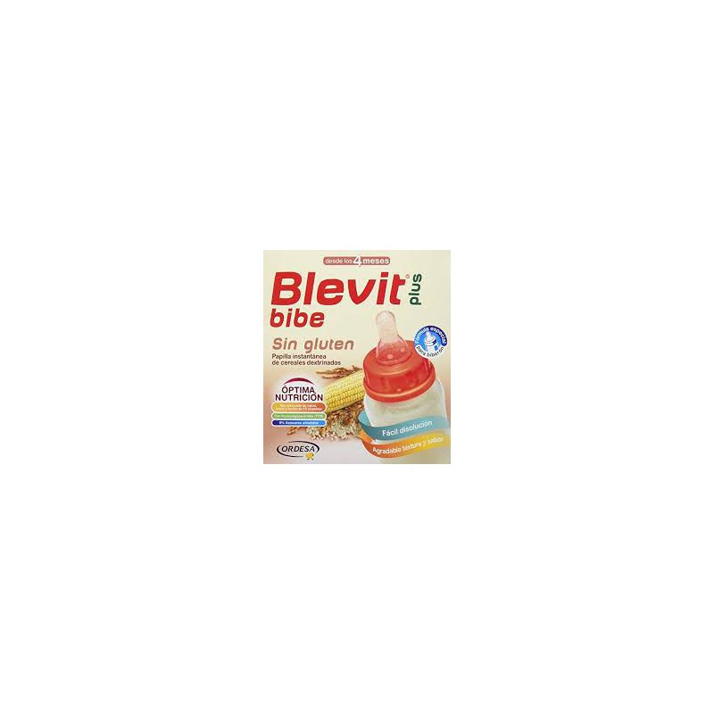Blevit Plus Bibe Sin Gluten - Papilla de Cereales para Bebé Sin Gluten  fórmula especial para Biberón - Sin Azúcares Añadidos - Desde los 4 meses -  600g : : Alimentación y bebidas