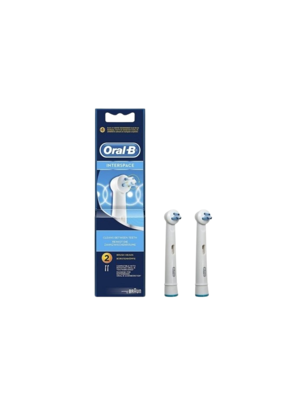 ORAL-B interspace recambio 2 cabezales