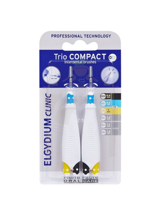 Cepillo interdental elgydium clinic trio compact