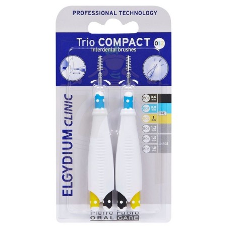 Cepillo interdental elgydium clinic trio compact