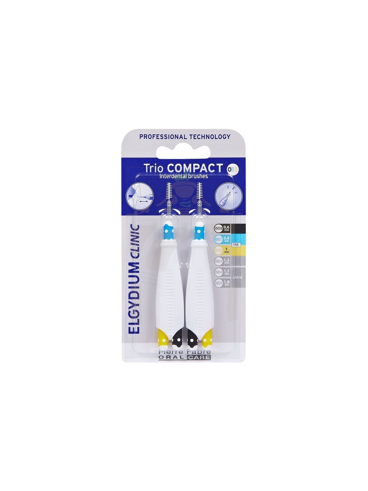 Cepillo interdental elgydium clinic trio compact